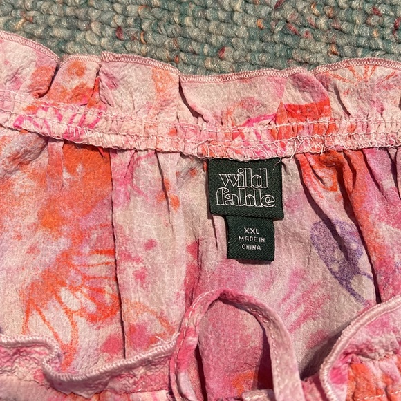 NWOT Wild Fable adjustable strap cropped tank top size XXL - Picture 3 of 10